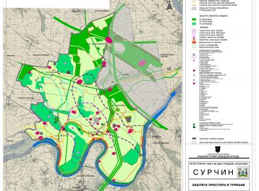 Mape i prostorni planovi Gradske opštine Surčin – Opština Surčin